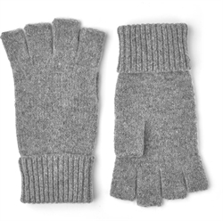 Hestra Basic Wool Half Finger - Grey